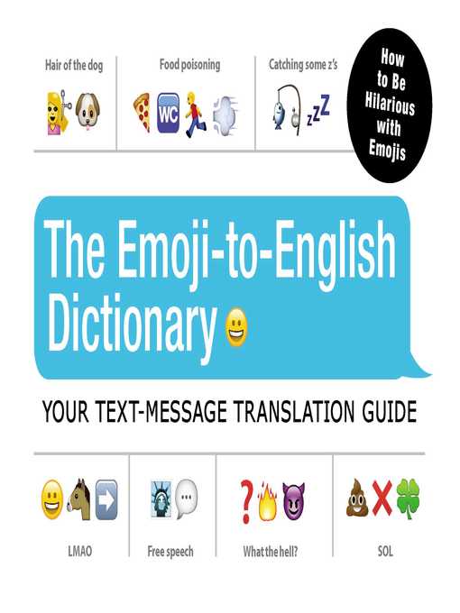 Cover image for The Emoji-To-English Dictionary